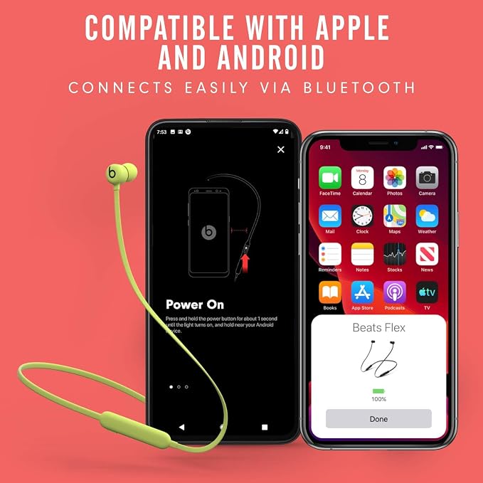 Beats Flex with Apple 20W USB-C Power Adapter - Black