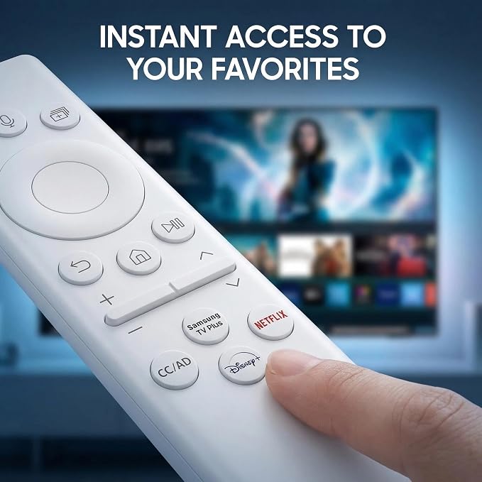 BN59-01391A Samsung Frame TV Remote, for 2018-2025 Samsung Remote Control for Smart TV with Voice Control Rechargeable Solar Cell USB-C, Compatible with Samsung Neo QLED, OLED, Crystal UHD, The Frame