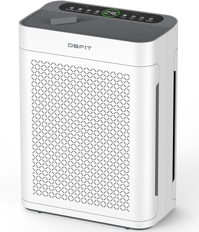 Air Purifiers for AP300+AP2410 Home Large Room, HEPA Double-Sided Air Purifier with Washable Filter, PM 2.5 Display Air Quality Sensor, Air Cleaner for Bedroom