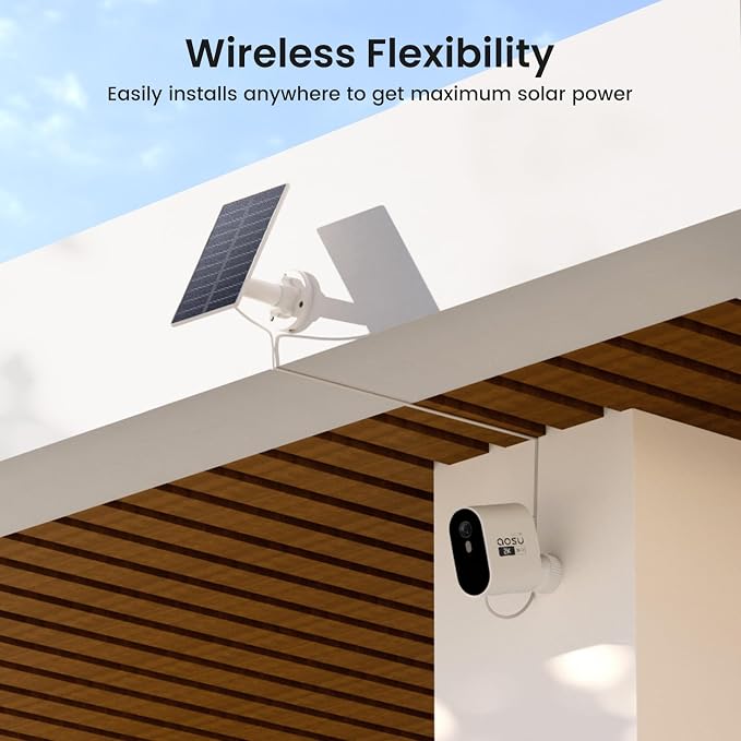 aosu SolarCam Pro System Add-on Camera – Expand Your System - Requires aosuBase to Use (NOT for Standalone Use)