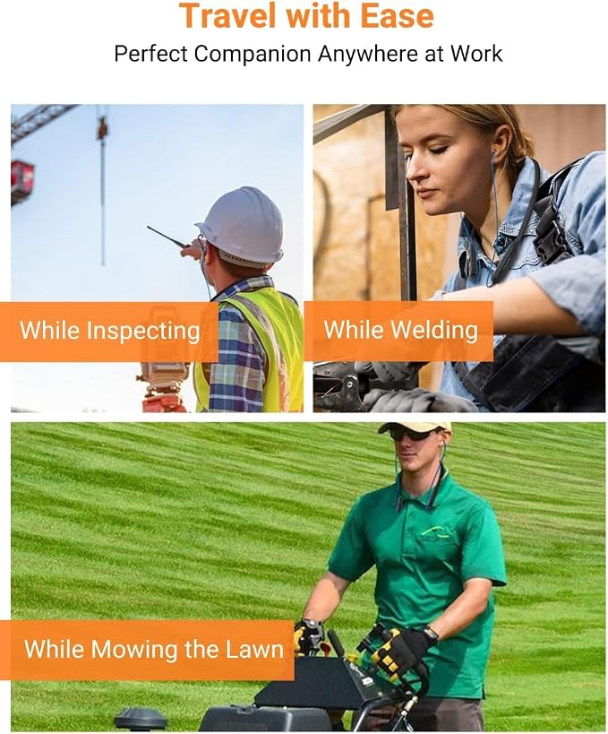 Bluetooth Headphone for Work, 27dB NRR OSHA Complaint with aptX HD