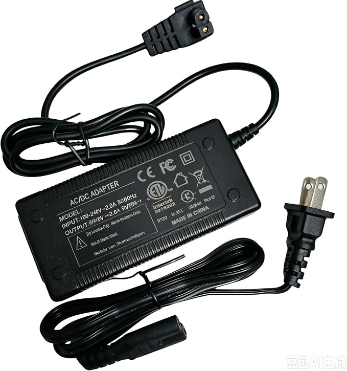 Charger Cord Compatible with Seauto SAT 20, SAT 25 / Zyerch/RERIOU/HISION SAT20 & SAT20 Pro & SAT25 Robotic Pool Vacuum Cleaner Cordless Power Adapter Charging Cable