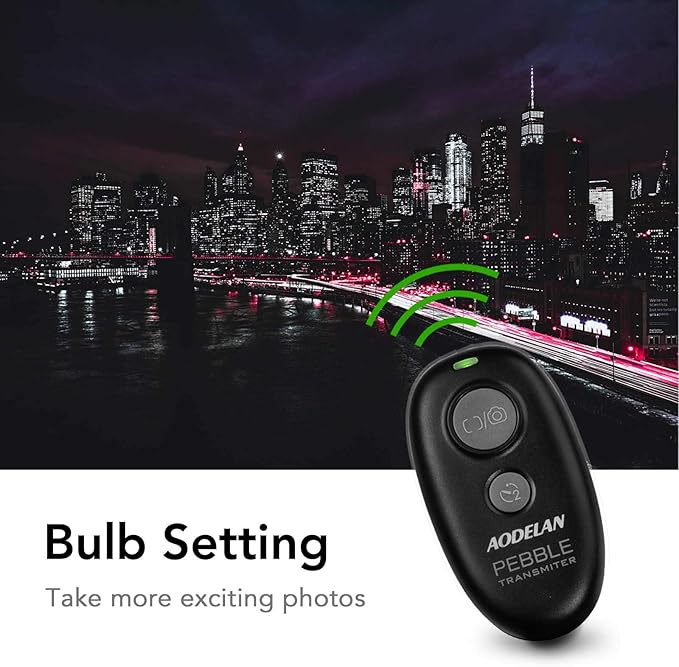 Camera Wireless Shutter Release Remote Control for Canon EOS R5 C, R3, R6, 5D, For Fujifilm GFX 50S II, for Olympus E-M1 Mark III, E-M5 III;Replaces Canon TC-80N3, RS-60E3, Fuji RR-100, Olympus RM-CB2