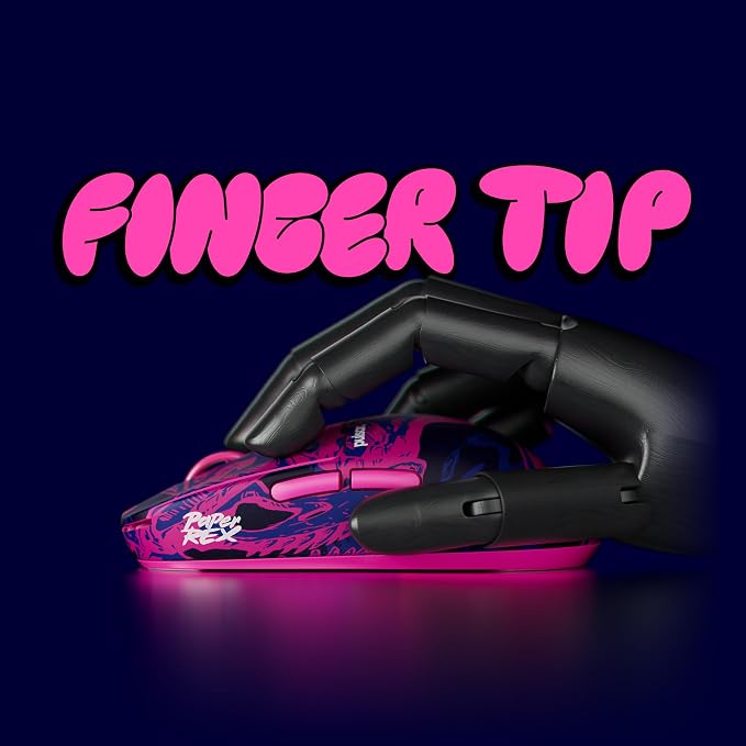 Pulsar Gaming Gears X2 Crazylight Wireless Gaming Mouse, Ultra Lightweight 1.27 oz (36g), Optical Switch, 32000 DPI, 750 IPS, XS-1 Sensor, 8k Compatible (Mini, Purple, Paper Rex Edition)