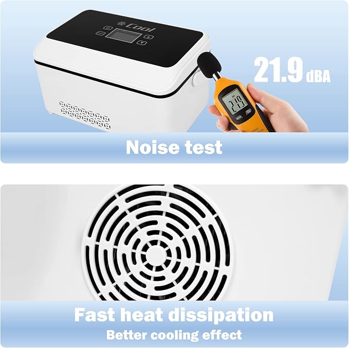 Insulin Cooler Box Insulin Pen Travel Cooler Mini Drug Refrigerator Case Diabetic Cooler Portable car Insulin Cooler Box USB Rechargeable LED Display (℉)