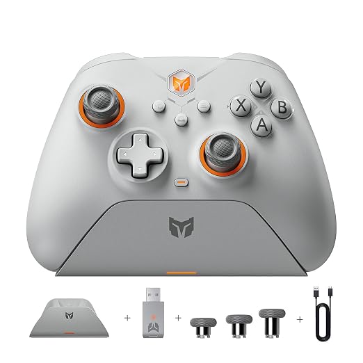 PC Controllers, BIGBIG WON Gale Hall Wireless Controllers, Motion Control, Hall Joysticks&Triggers, 3 Pairs of Thumbsticks, PC App Game Controllers for Switch/Switch2/iOS/Android Wireless Gaming Controller
