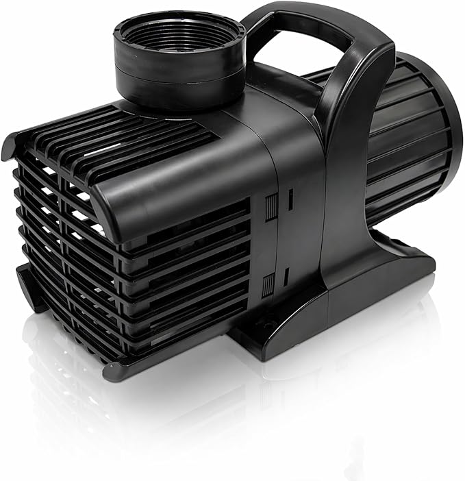 Aqua Pulse Submersible Pond Pump, 12,500 GPH, 33 ft Cord | 37 ft max head, 960W energy efficient, Ultra quiet, For koi ponds, Waterfalls, Fountains