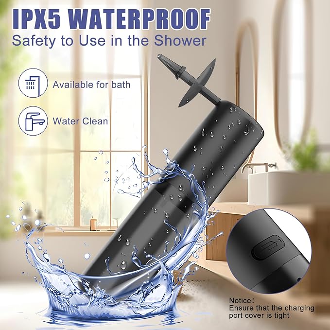 Electric Ear Wax Removal Kit, Ear Irrigation Flushing System with 4 Pressure Settings, Rechargerable, Waterproof, Effective Ear Wax Removal Tool