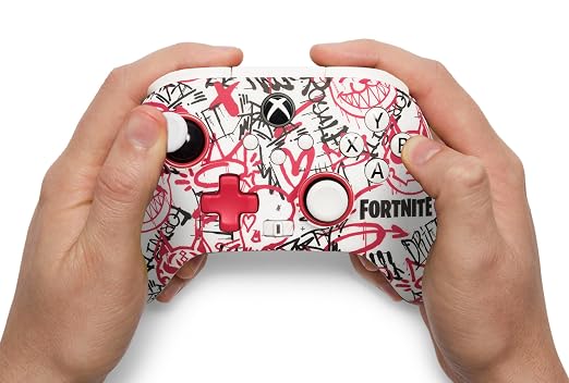 PowerA Wireless Controller for Xbox Series X|S - Fortnite SE, bonus virtual item included, hall effect thumbsticks, low latency wireless, officially licensed, works with Xbox One and Windows 10/11