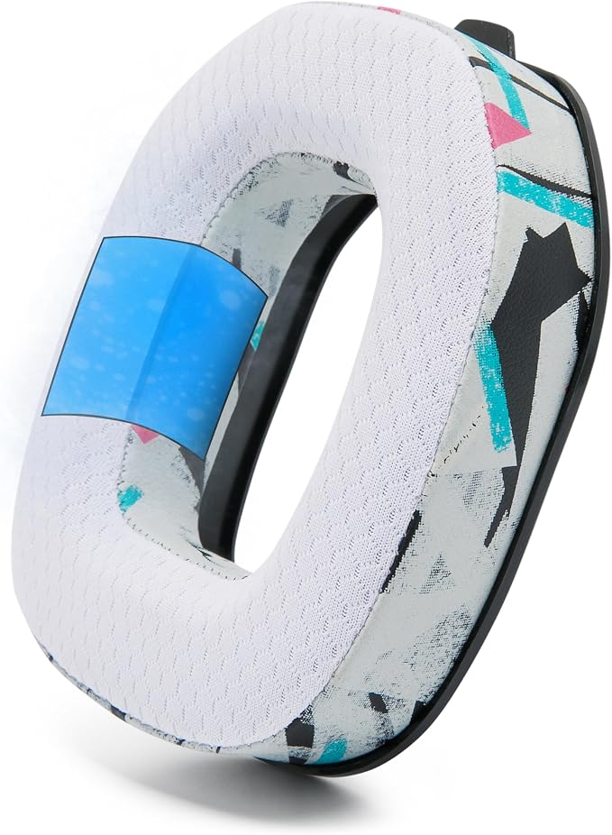 WC Mod Kit A50 - Cooling Gel Earpads + Headband Replacement for Astro A50 Gen 4, Gen 5 & A50X by Wicked Cushions | Enhanced Comfort, Cooling & Durability | 90's White