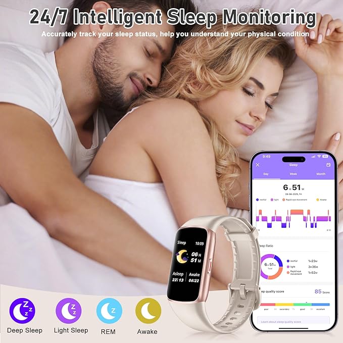 Fitness Tracker with 24/7 Heart Rate, Blood Oxygen, Sleep Tracker, 1.47''Waterproof Fitness Watch, Activity Tracker with Step Tracker for Women Men