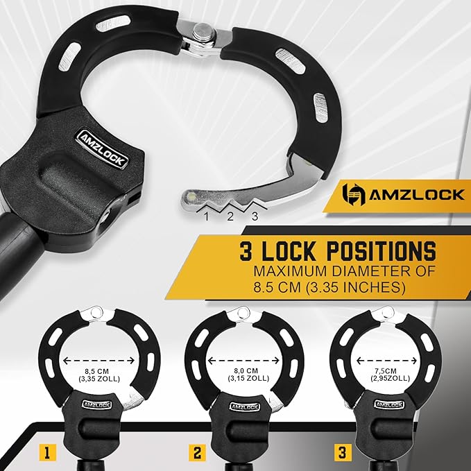 Scooter Lock, 5/16" Heavy Duty Chain Lock 29.5" Anti Theft Steel Security Lock with Drawstring Bag, for Electric Scooter, E-Bike, Bicycles