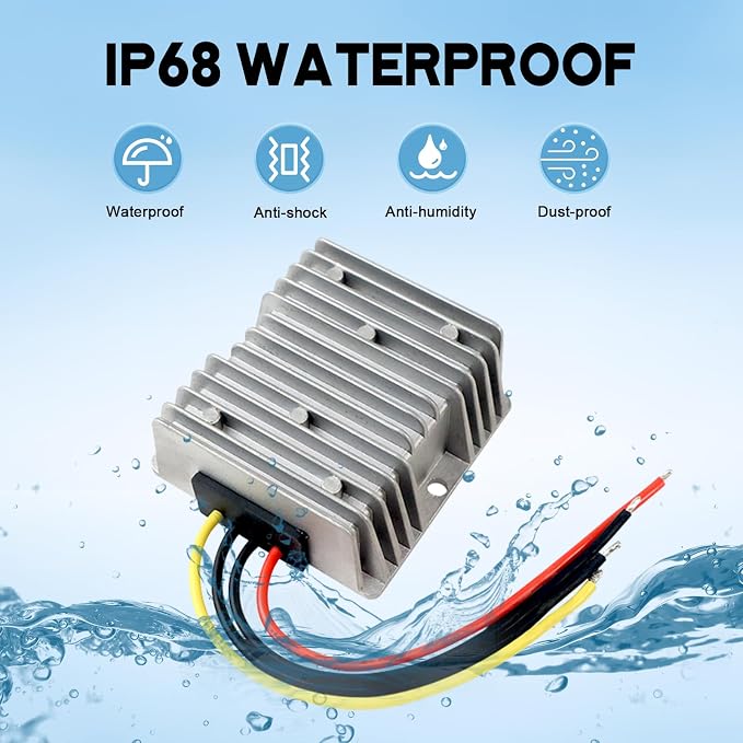 12V to 30V DC-DC Boost Converter 3.5A 105W, Step Up Voltage Regulator Power Supply Module for Automotive, Industrial Control, LED, DIY Electronics