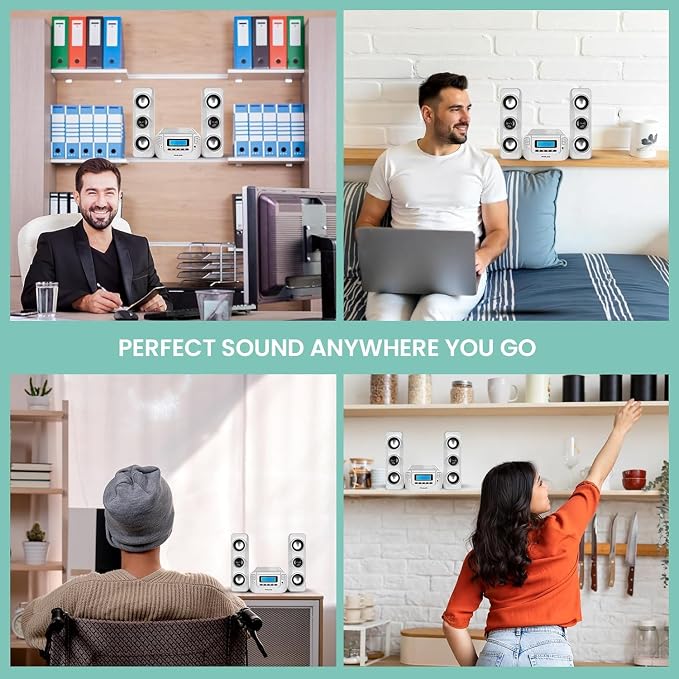 Philco Stereo System (White)