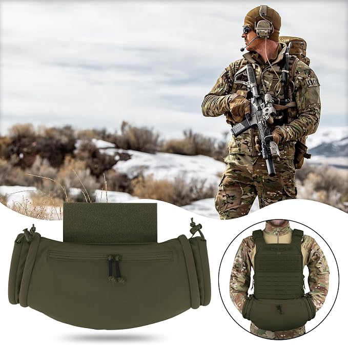 PETAC GEAR Tactical Hand Warmer,Portable Drop Hanger Waist Handwarmer Pouch for Hunting Golf Camping Fishing, Hiking, Football Winter Outdoor Field Survival.