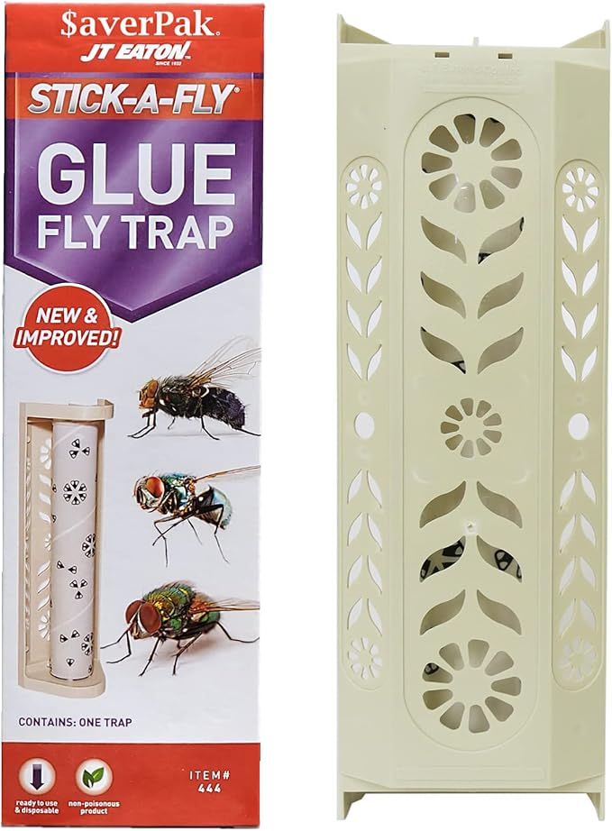 $averPak Single- 1 JT Eaton Stick-A-Fly Glue Fly Stick Trap