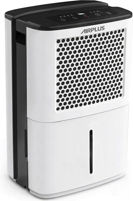 AIRPLUS 4500 Sq. Ft Dehumidifiers for Home, 70 Pints Dehumidifier for Basement with Drain Hose, Continuous Drainage, Intelligent Humidistat, Dehumidifier for bathroom, bedroom, Large Room