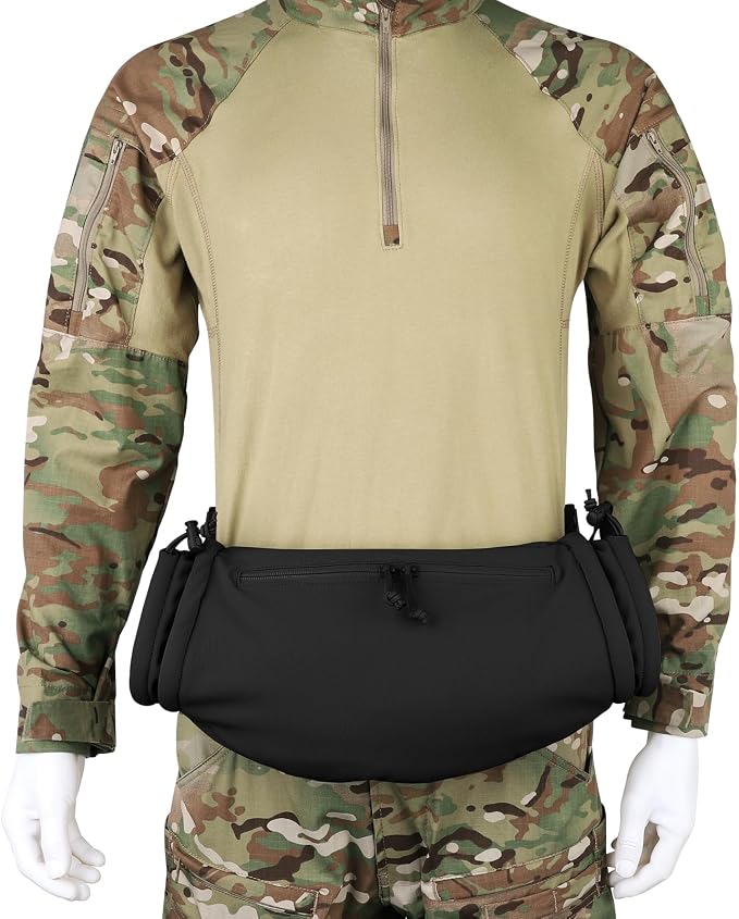 PETAC GEAR Tactical Hand Warmer,Portable Drop Hanger Waist Handwarmer Pouch for Hunting Golf Camping Fishing, Hiking, Football Winter Outdoor Field Survival.