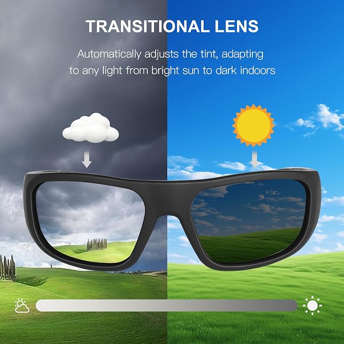 OhO sunshine Bluetooth Audio Sunglasses, Lightweight Open Ear Sport Glasses, 10H Playtime,Water Resistant with Voice Control