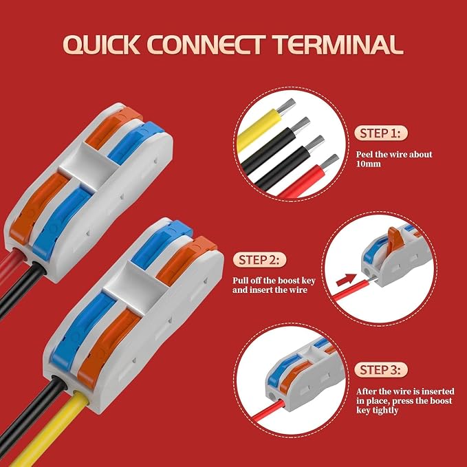 24V to 12V Converter with Fuse, Waterproof, Wire Terminal Block - 18V to 12V Step Down Converter 5A 60W, DC to DC for Golf Cart, Truck, Boat (Accepts 15-40V Inputs)