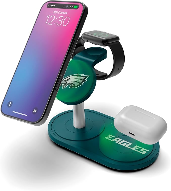SOAR NFL 3-in-1 Wireless Charging Station