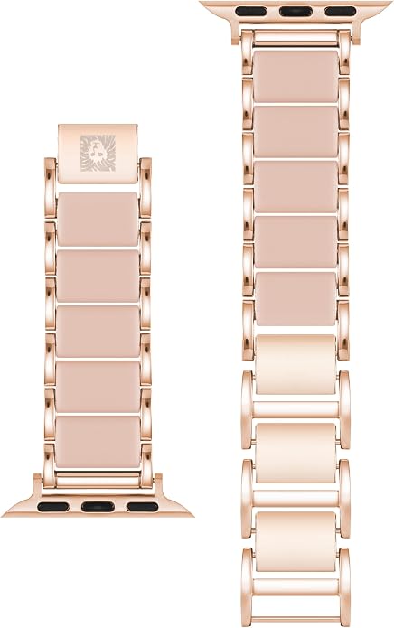 Anne Klein Silicone Adjustable Bracelet for Apple Watch