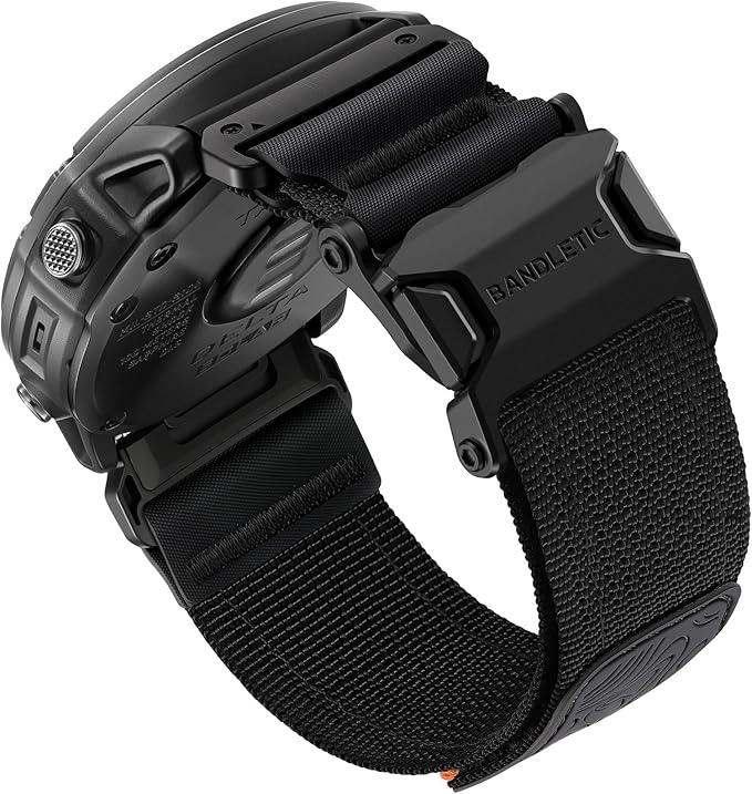 Bandletic Magnetic Bands Compatible with Garmin Instinct 3 50mm Watch Band, 26mm Quick Fit Strap for Fenix 8 51mm/7X 6X Pro/5X Plus/3/3 HR/Instinct 2X/Enduro/Quatix Tactix 8 51mm/Epix Pro (Gen 2) 51mm