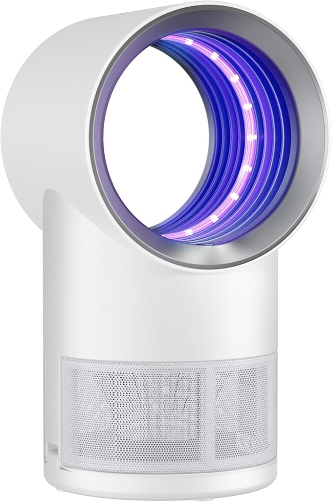 Fly Trap Indoor,Gnat Traps House Indoors, Indoor Insect Trap with Timer, Pack of 10 Refills (White)