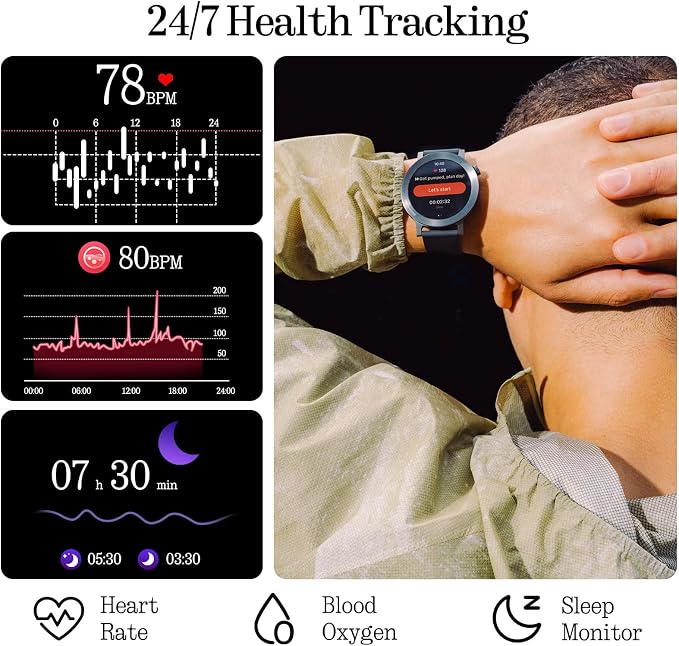 CMF BY Nothing Watch 3 Pro Smart Watch for Men Women, Bluetooth Call AI Energy Score, 1.43” Heart Rate Tracking, Sleep Monitor, GPS & 130 Sport Modes, Fitness Tracker for Android iOS, IP68 Light Grey