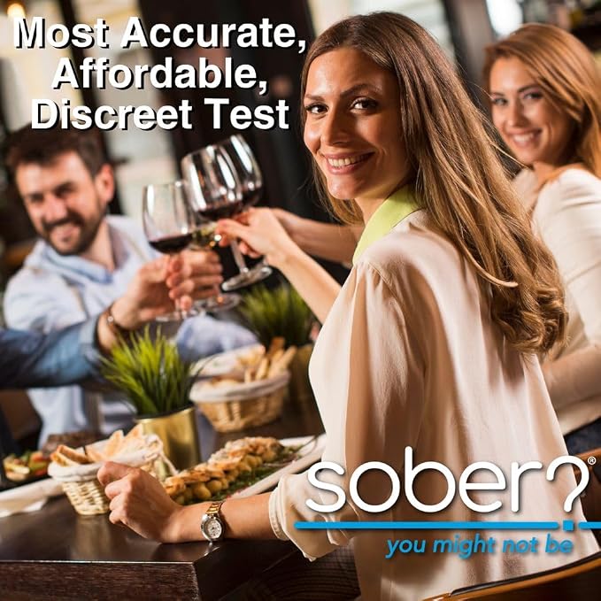 FDA Cleared Saliva Alcohol Test Strip, Highly Accurate BAC Self‑Test, 2–3 Minute Results, Portable & Discreet Sober Test Anywhere (12)