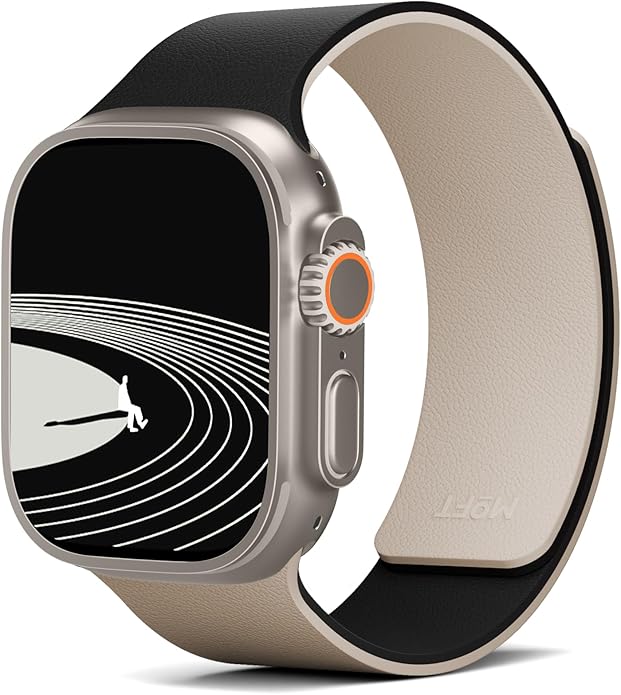 MOFT Snap Duo Watch Bands Compatible with Apple Watch, Quick Magnetic Wear, Duo-Color Design & Soft Silicone, iWatch Bands for Ultra 3/2/1, Series 11/10/9/8/7/SE/6/5/4/3/2/1, 38/40/41/42/44/45/46/49mm