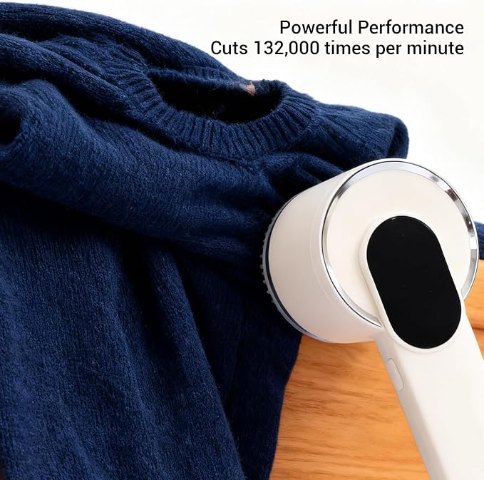 Fabric Shaver Lint Remover for Clothes, Sweater Shaver Sweater Defuzzer Remove Fuzz with 6 Teeth Blades, Lint Ball Remove Pilling Cashmere Wool Furniture