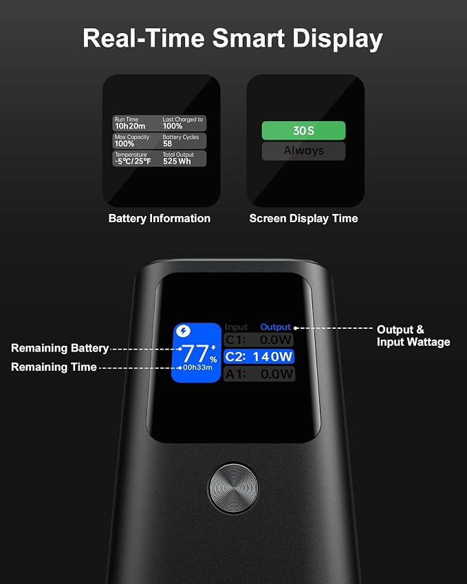 AsperX Laptop Power Bank, 27,600mAh 162.5W Aluminum Unibody PD3.1 Fast Charging Portable Charger Power Bank, 99.36Wh Battery Bank for MacBook Pro/Air/iPhone 16/iPad/S25 Ultra/Dell/HP (Flight-Approved)