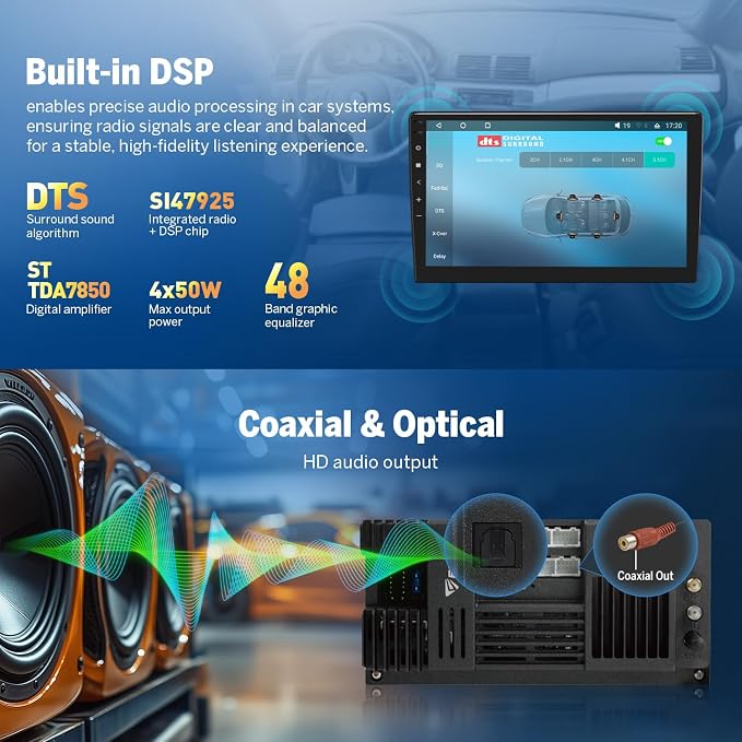 Eonon 9" Car Radio Compatible with Ford F150 2009-2014,Large Touchscreen Display Android Car Stereo - Wireless CarPlay & Android Auto, QCM6225-AD 8-Core, 6G+64GB ROM - FDF1X7S