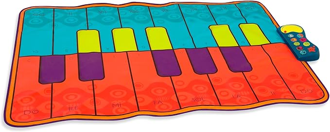 B. toys – Piano Dance Mat – Songs, Fun Sounds & 4 Music Modes – Musical Toy for Kids – Floor Play Surface for Active Play – 3+ Years – Boogie Woogie