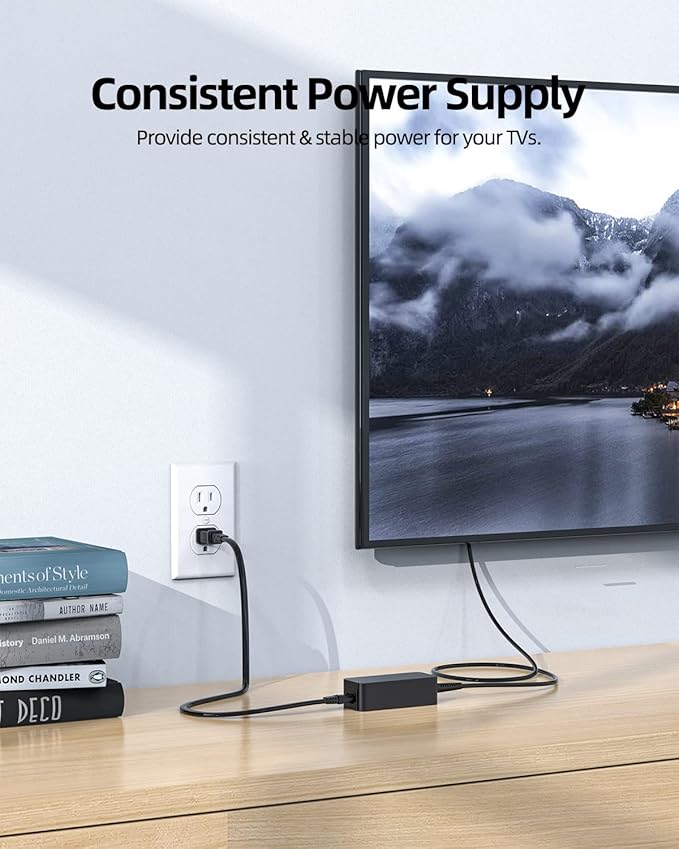 Superer 19V AC Charger Fit for Samsung HW-R450 HW-MM36 HW-K369 HW-MM37 PS-WK430 Soundbar Power Supply Adapter Cord
