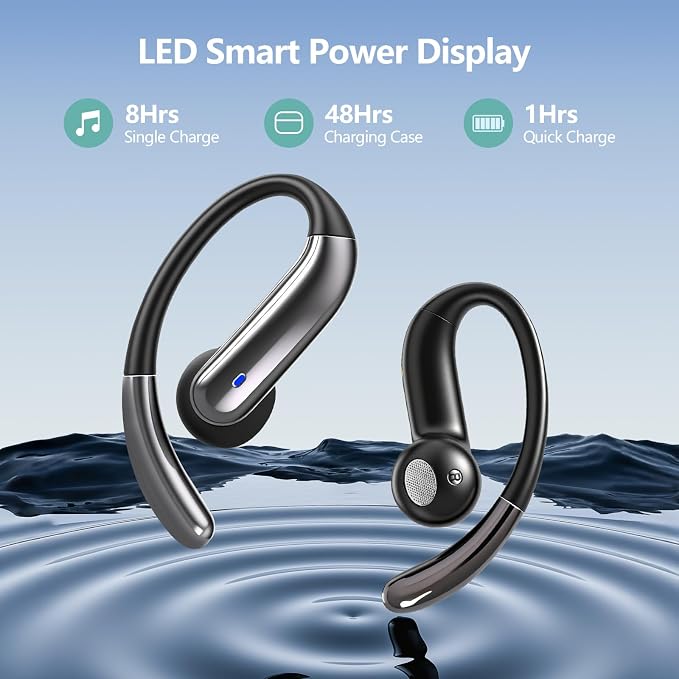 AI Translation Earbuds Real Time, Translator Headphones 164 Languages & Accents, Audifonos Traductores Inglés Español, Bluetooth5.4Device for Travel Business Learning Compatible with iOS and Android ﻿