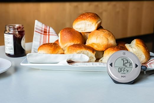 ThermoWorks DOT — Chefs’ Favorite Simple Alarm Thermometer - Nautical Blue