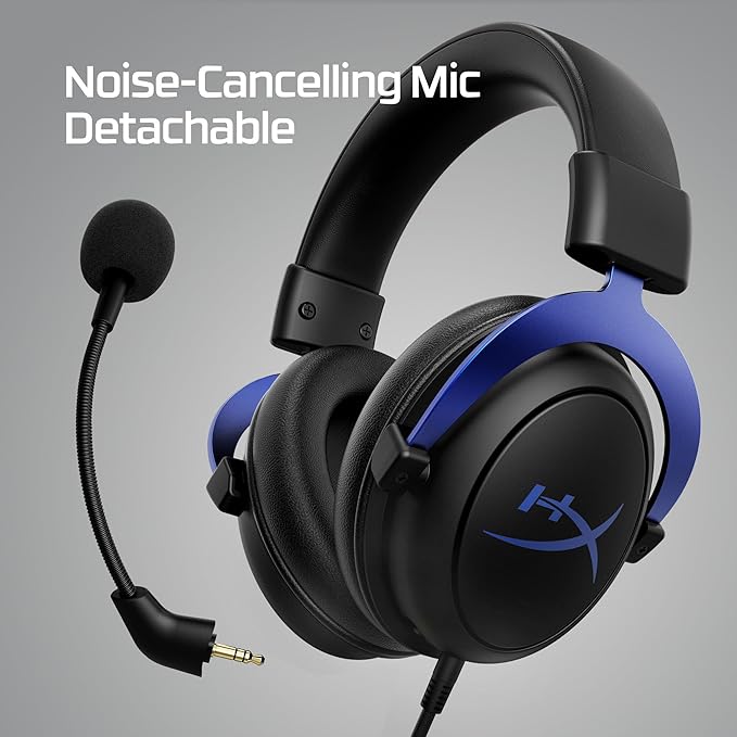 HyperX Cloud - Gaming Headset, Memory Foam Comfort, Noise-Cancelling mic, Durable Aluminum Frame.