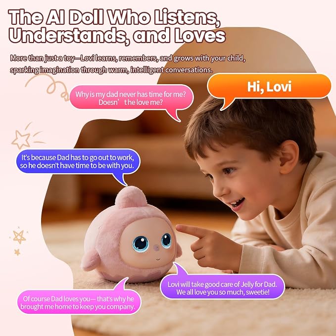 Interactive Plush Talking Companion AI Robot Pet, Cute Live Pets for Kids, Gifts for Girls & Boys | Rechargeable electronic pet toy, desk robot for play, bedtime, learning, emotional comfort, Soft plush, Gift for boys, girls