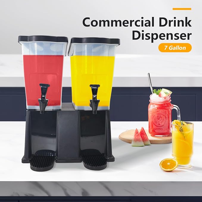Juicer Dispenser for Home and Kitchen,7 Gallon Iced Beverage Dispenser,Drink Dispenser For Parties