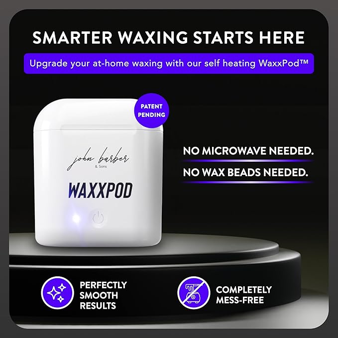 WaxxPod™ Nose Hair & Ear Hair Remover - USB Powered Waxing Kit with 24 STIX
