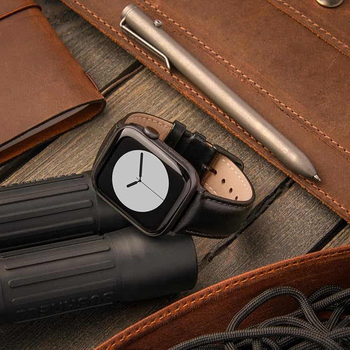 Archer Watch Straps - Top Grain Leather Watch Bands for Apple Watch