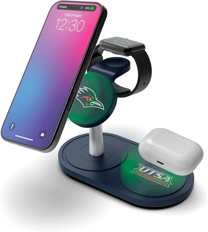 SOAR Collegiate 3-in-1 Wireless Charging Station