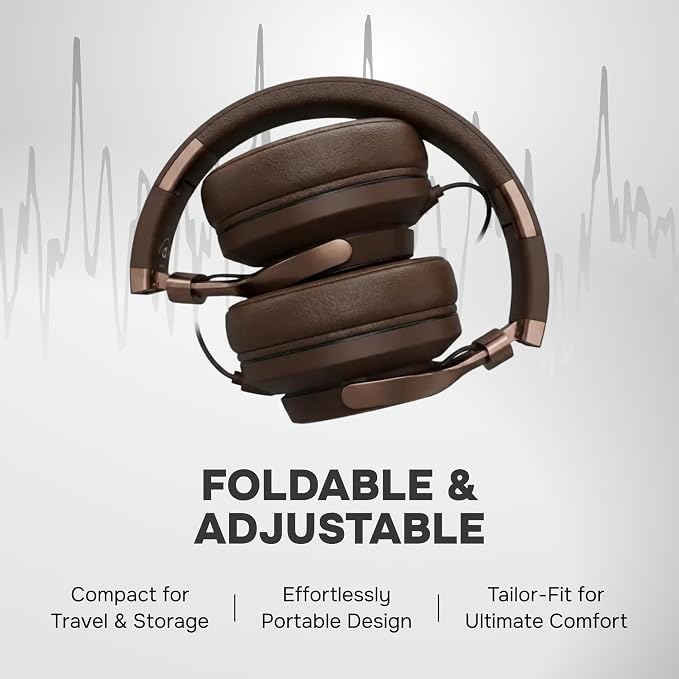 Artix CL750 Adults & Kids Headphones with Cord - Plug-In Over Ear Headphones Wired with Mic and Volume Control, Corded Head phones for Laptop, Computer, Chromebook, Tablet & Smartphone with 3.5mm Jack