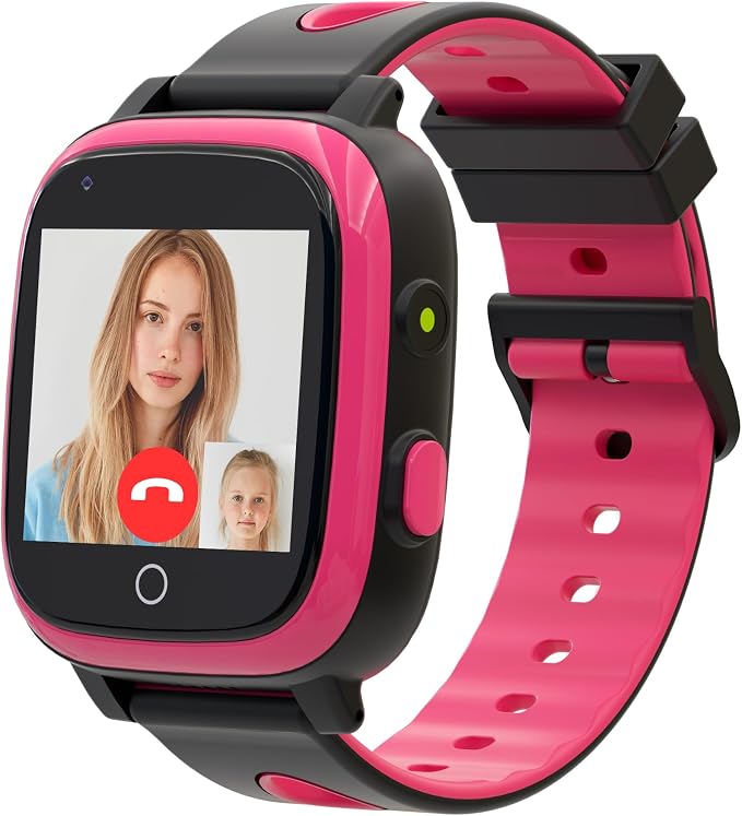 Kids Watch with GPS Tracker, Kid Cell Phone Watch with Video Call Alarm SOS Camera Pedometer Stopwatch Caculator Flashlight Kids Smart Watches Girls Age 5-12