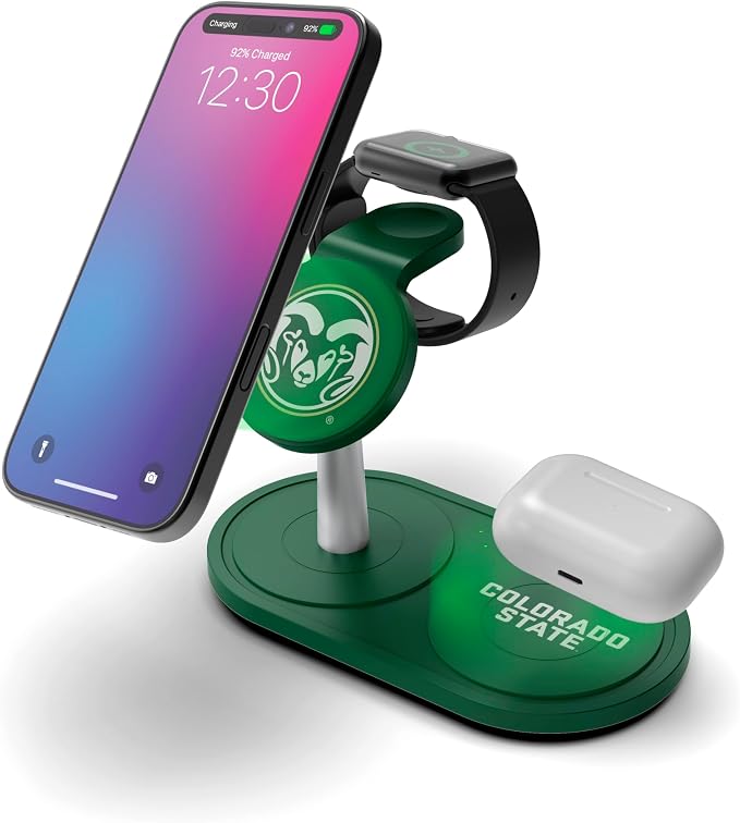 SOAR Collegiate 3-in-1 Wireless Charging Station