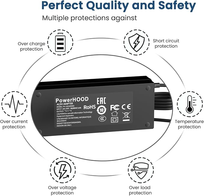AC/DC Adapter Compatible with Universal Audio Apollo Twin X Duo Quad X4 Heritage Edition Thunderbolt Audio Interface Power Supply Cord Cable Replacement Wall Home Plug Charger