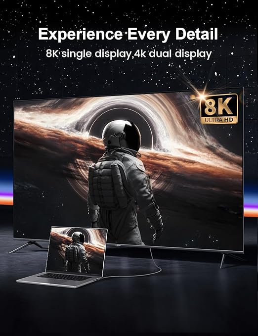 XAOSUN Short USB 4 Cable 0.98FT for USB C Thunderbolt 4 Cable, 240W Right Angle Fast Charging 90 Degree with 40Gbps Data and 8K Video,Compatible with MacBook, iPhone 16 15, iPad, SSD, Dock