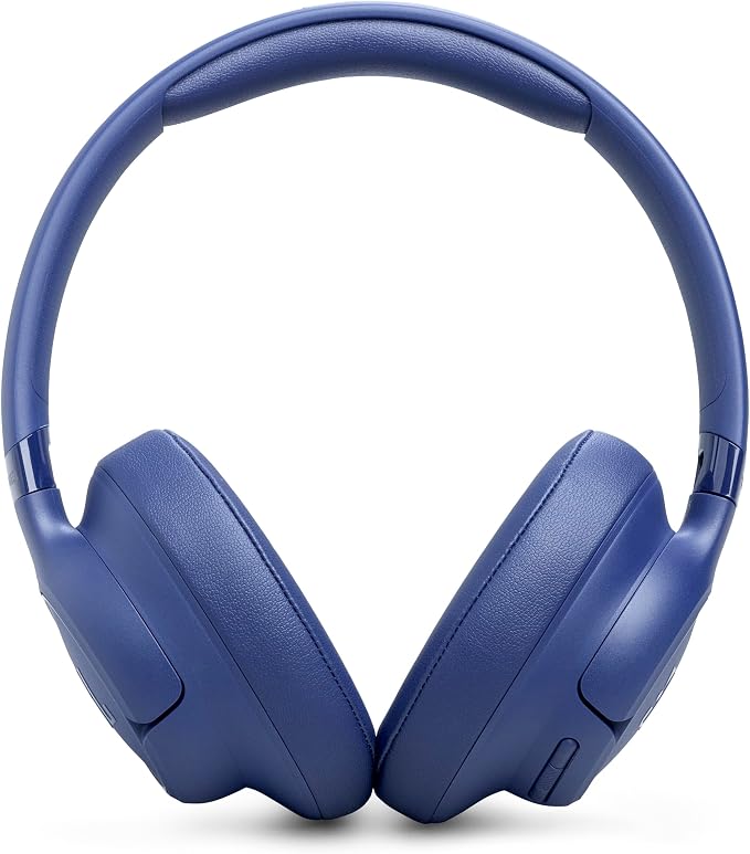 JBL Tune 730BT - Wireless Over-Ear Bluetooth® 6.0 Headphones with Powerful JBL Pure Bass Sound, 2 beamforming mics for Perfect Calls, Up to 76 Hours of Battery Life, & Multi-Point Connection (Blue)